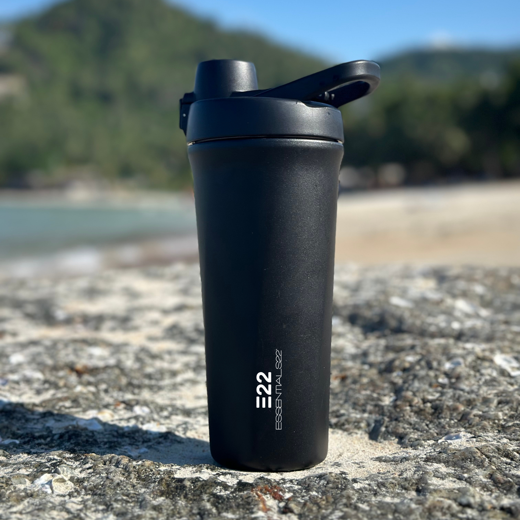 Hochwertiger Protein-Shaker aus Edelstahl – Großes Fassungsvermögen